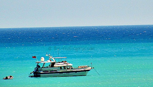 Beautiful Boat On Turquoise Water