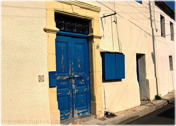Old Town Larnaca Blue Doors