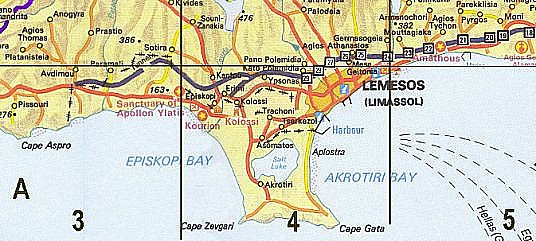 Episkopi Village Map