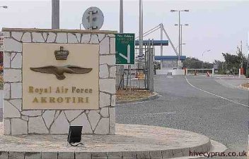 RAF Akrotiri Main Gate